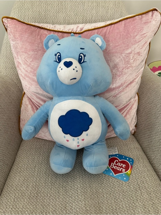 Care Bears Other - Care Bears Blue Cloud Bear Plush - Light Blue Stuffed Toy/PILLOW